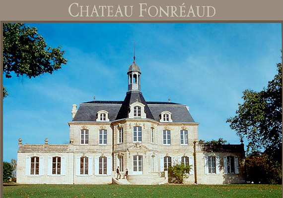 Création de la charte graphique, de l’identité visuelle et développement du site internet château Fonréaud.